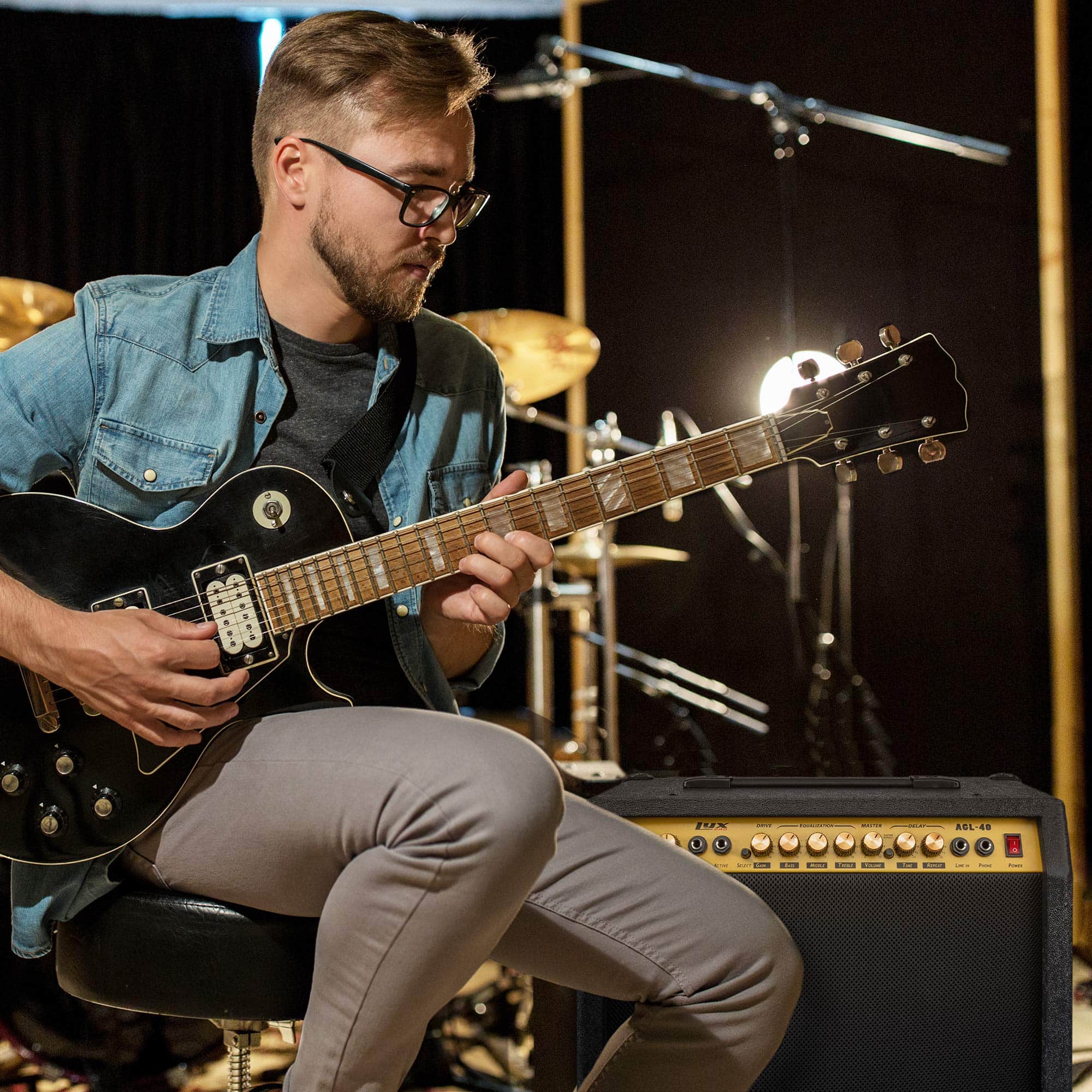 Amplificador de Guitarra Eléctrica LyxPro de 40 vatios | - Imagen 6