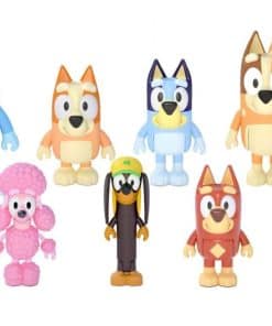 Paquete de 8 figuras Bluey Family and Friends: Figuras