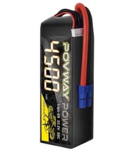 Batería Lipo POVWAY 4500mAh 22.2V 50C 6S con Enchufe EC5