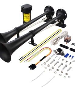 Bocina de Aire GAMPRO 12V 150db, 18 Pulgadas Cromo Zinc