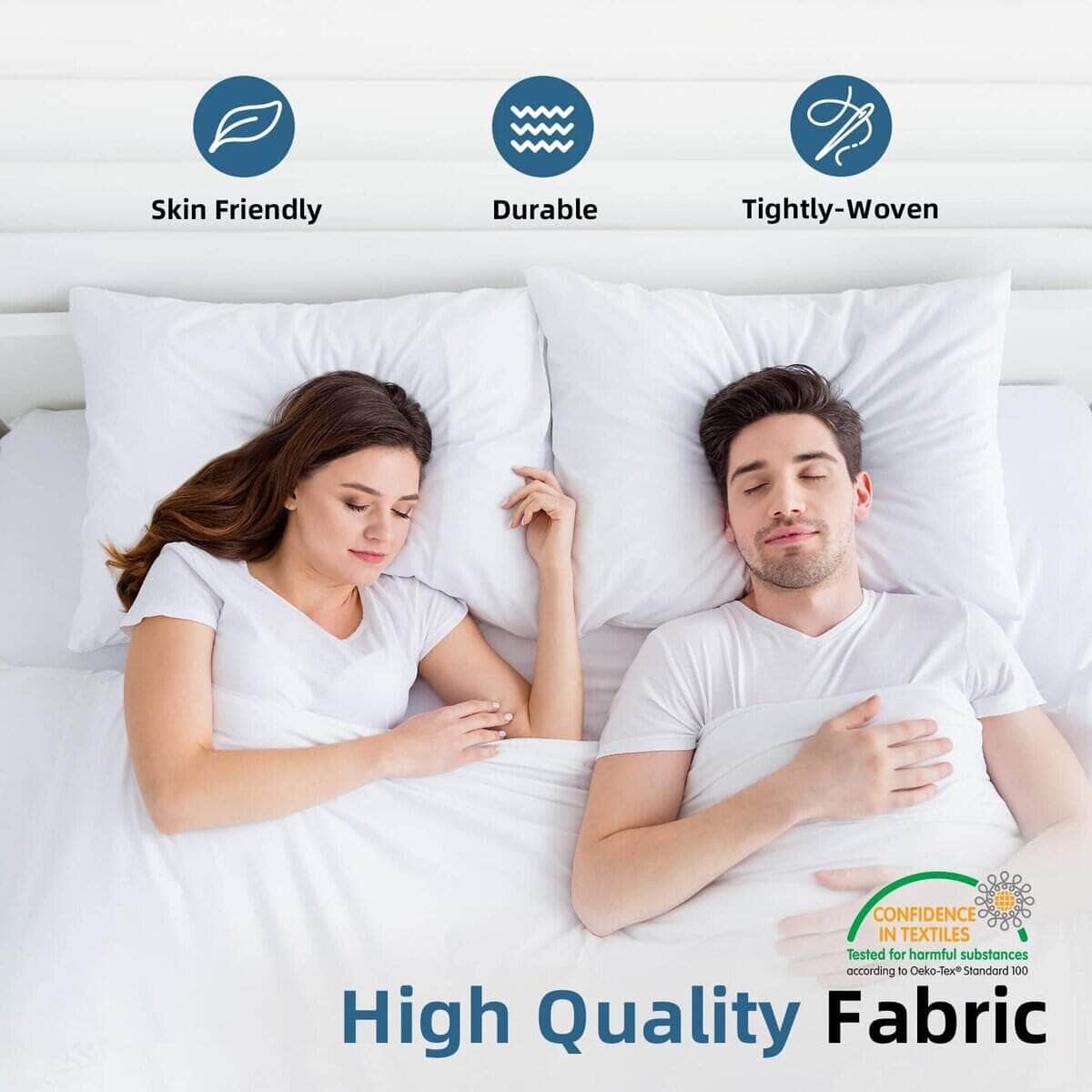 Almohadillas de plumón de ganso YSTHER 14x22 Set de 2 - Imagen 5