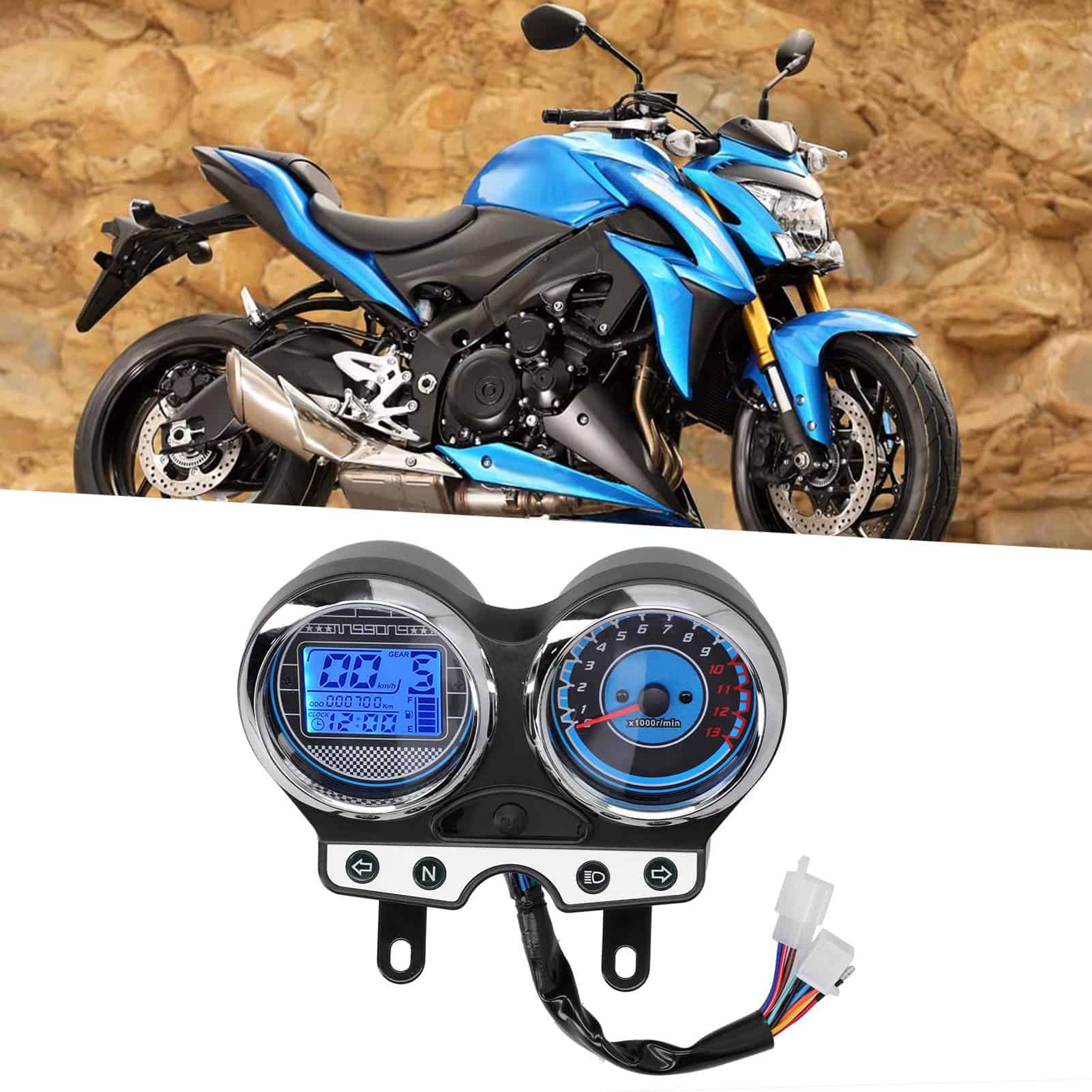 aqxreight - Velocímetro de Motocicleta, Medidor de - Imagen 8