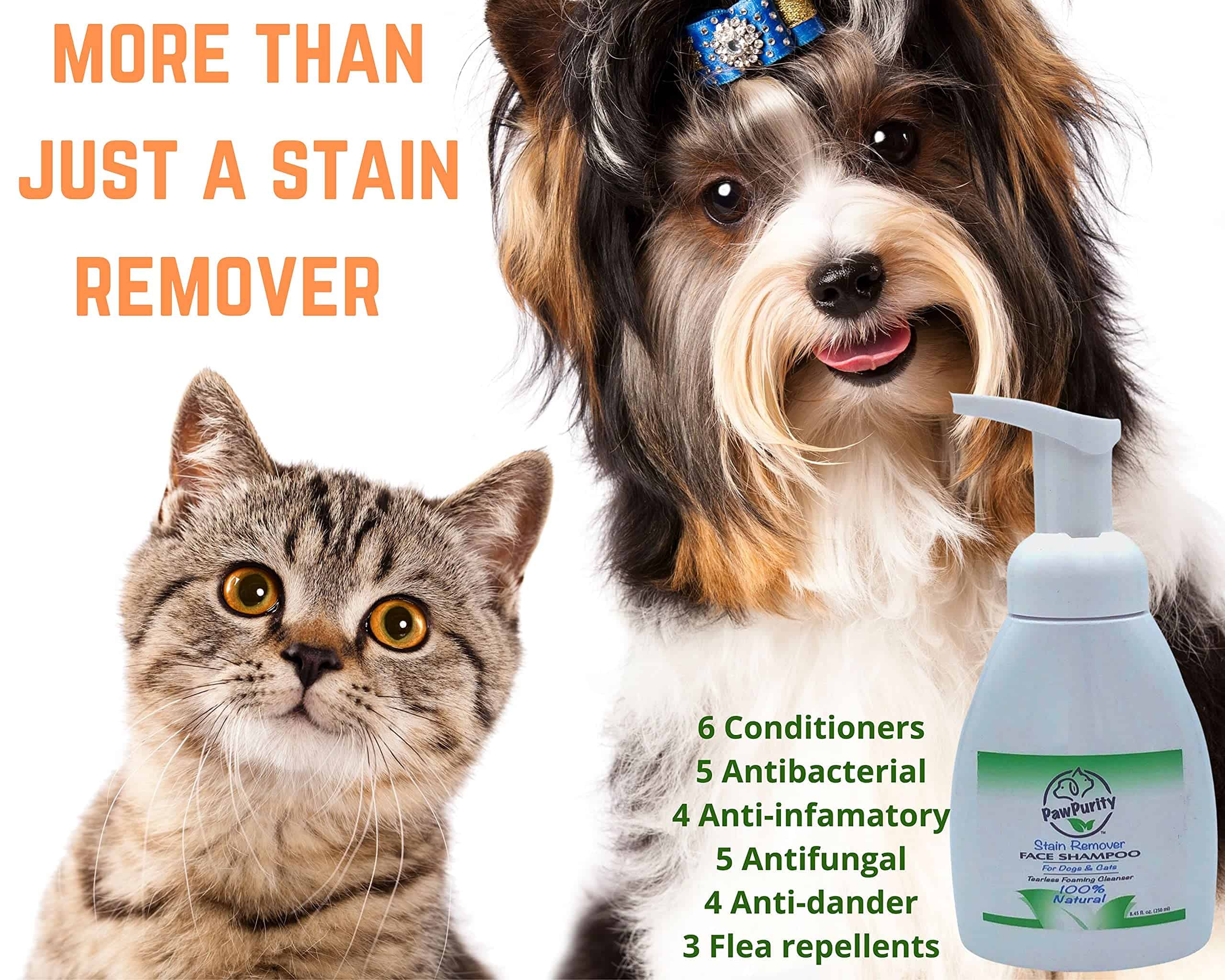 PawPurity Limpiador de manchas y lavado facial sin lágrimas - Imagen 7