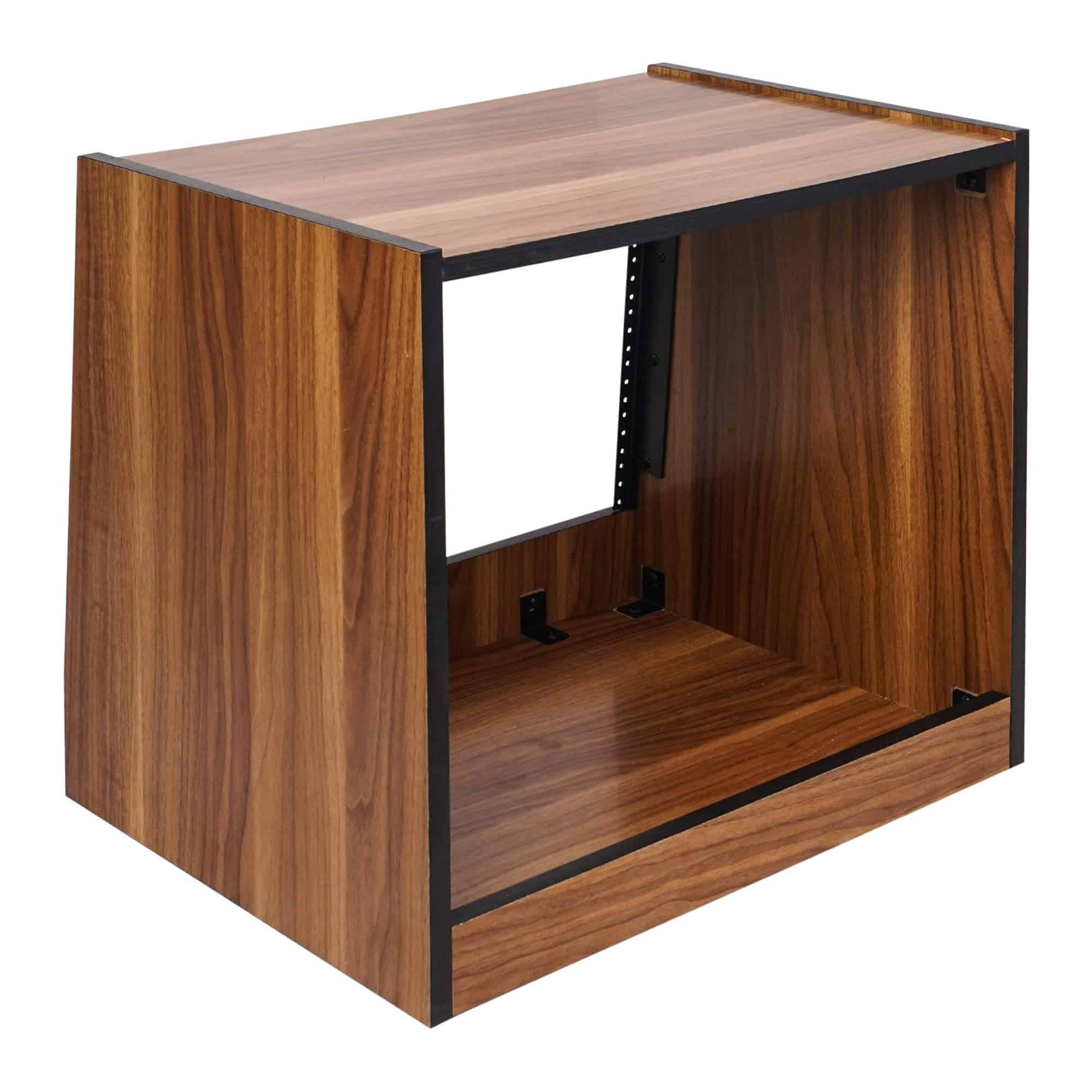 Sound Town DIY 8U Studio Rack con Laminado de Nogal de - Imagen 6