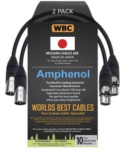 WORLDS BEST CABLES 2 Unidades - 0.5 Pie - Cable de