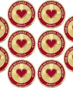 Moneda Dios Te Ama, Paquete a Granel de 10, Porque Dios Amó