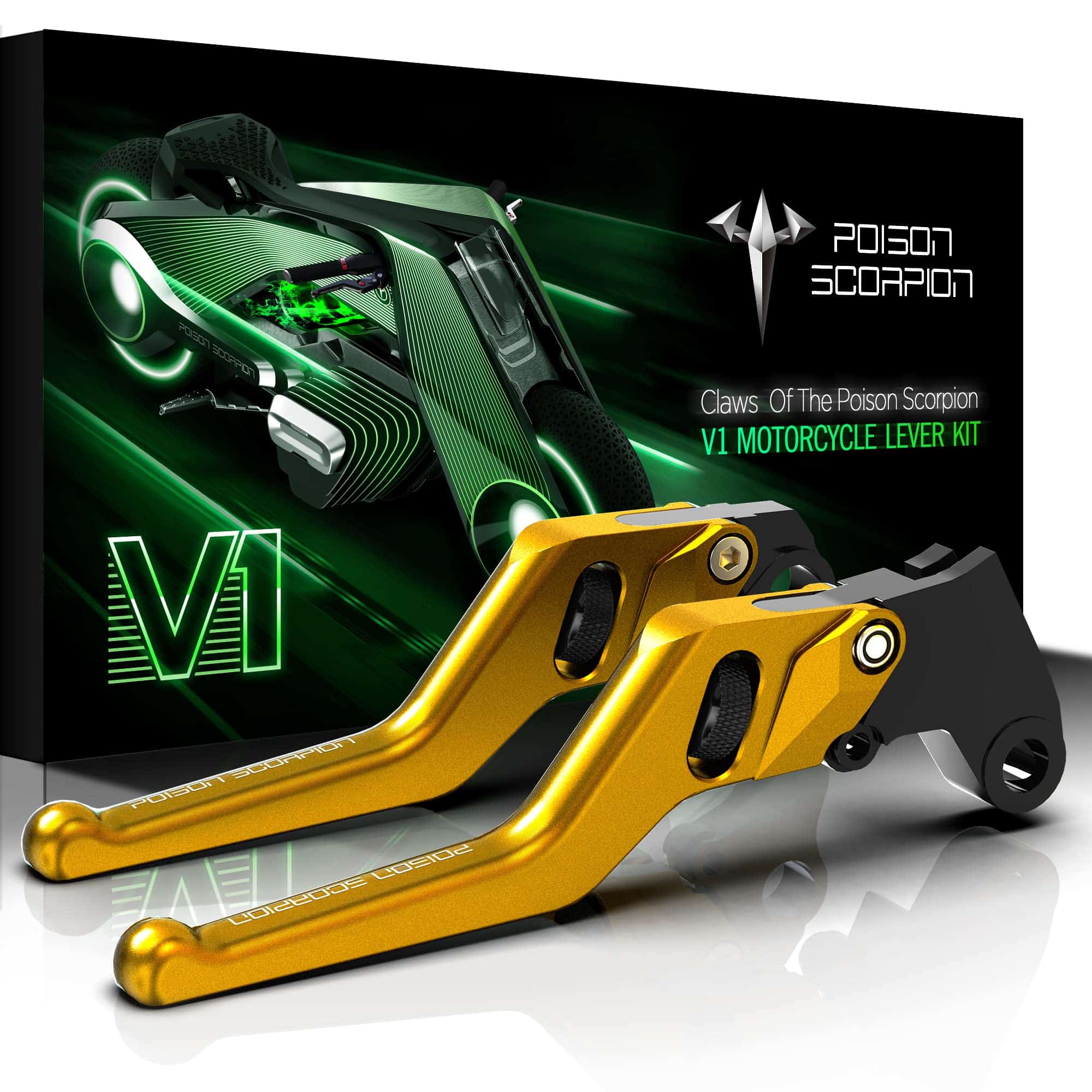 POISON SCORPION Palanca de Frenos y Embrague Corta