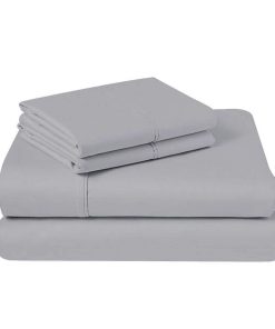 Juego de sábanas Loft Hotel King - Gris 4 Piezas de