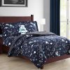 Juego de 6 piezas Sapphire Home Space Navy para cama twin