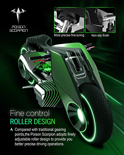 POISON SCORPION Palanca de Freno y Embrague Roja Ajustable - Imagen 5