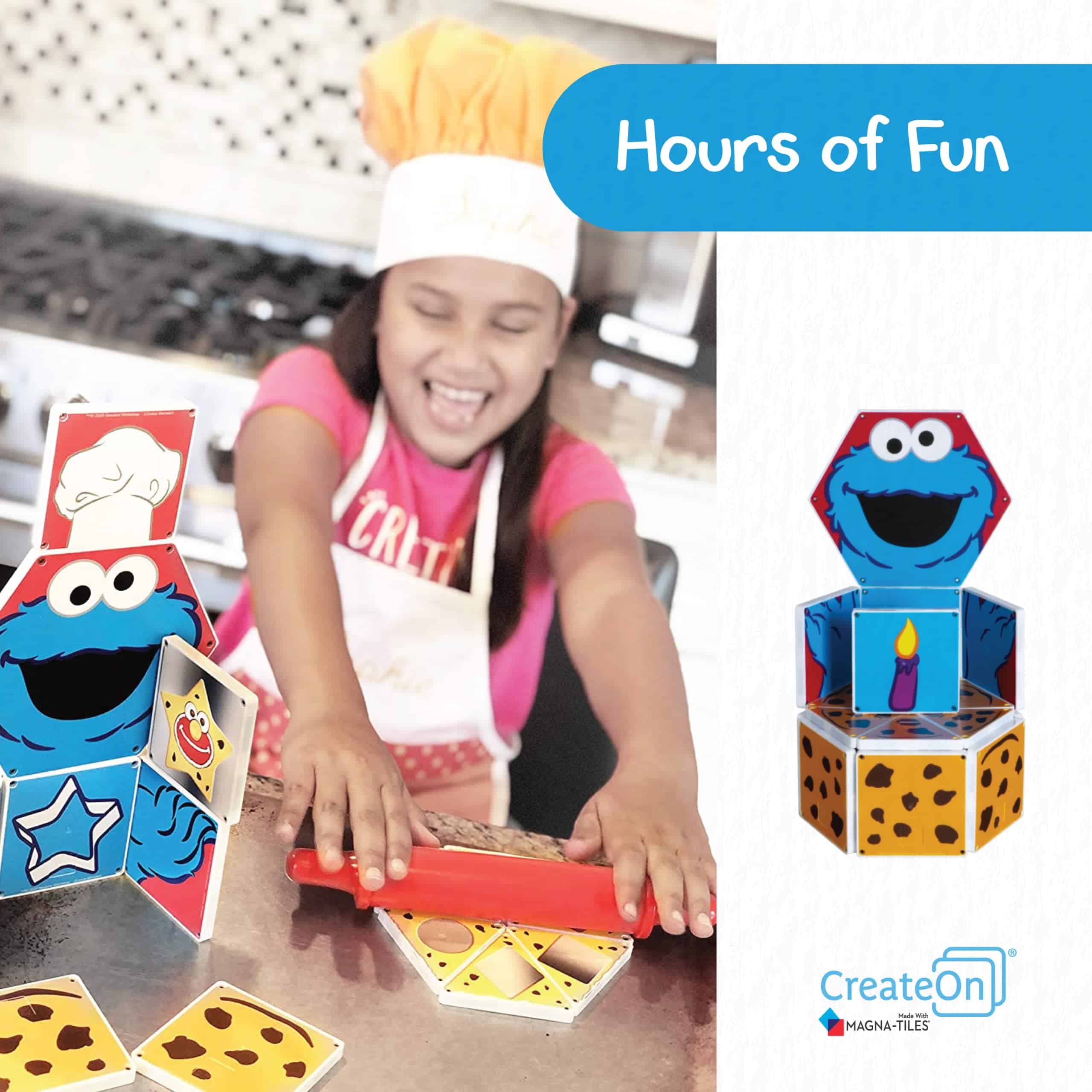 Juguetes Magna-Tiles de �Sesame Street� de CreateOn, - Imagen 6