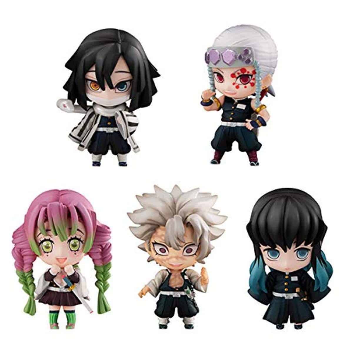 Set de Figuras Mascota KIMETSU TANJIRO & HASHIRAS de Demon