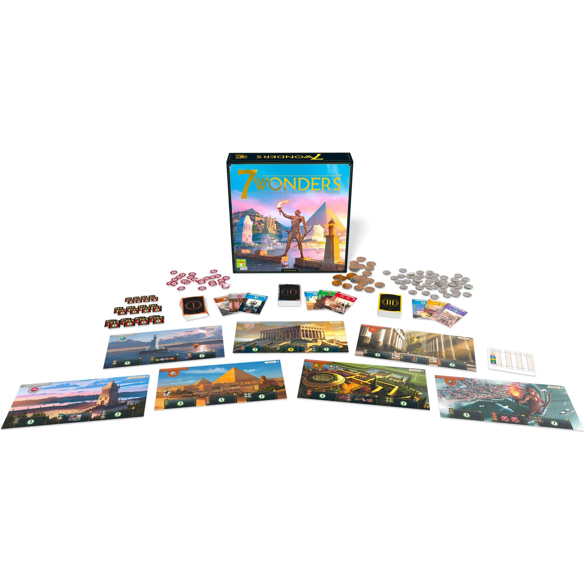 Juego de Mesa 7 Wonders BASE GAME (Edición Nueva) para - Imagen 5
