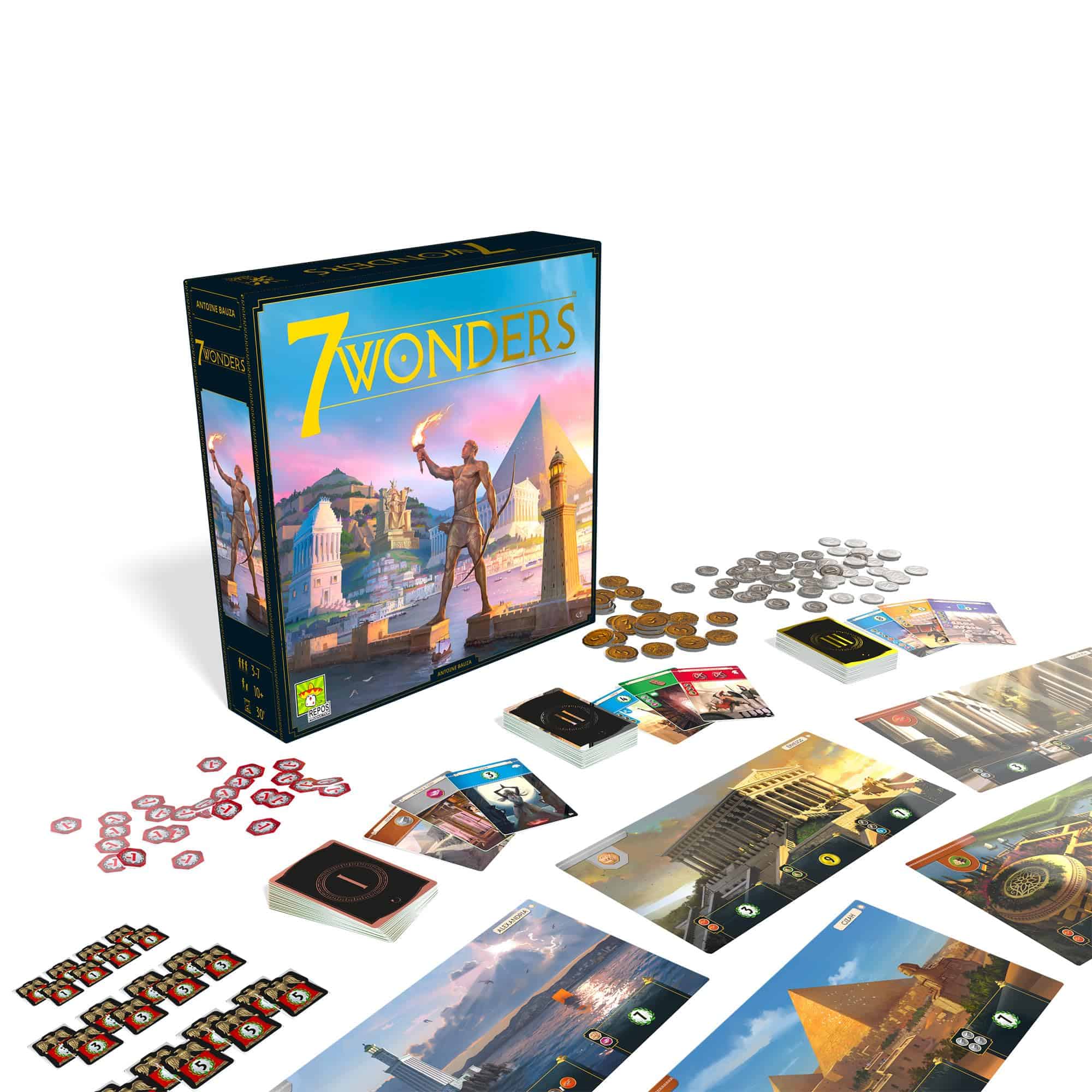 Juego de Mesa 7 Wonders BASE GAME (Edición Nueva) para - Imagen 4