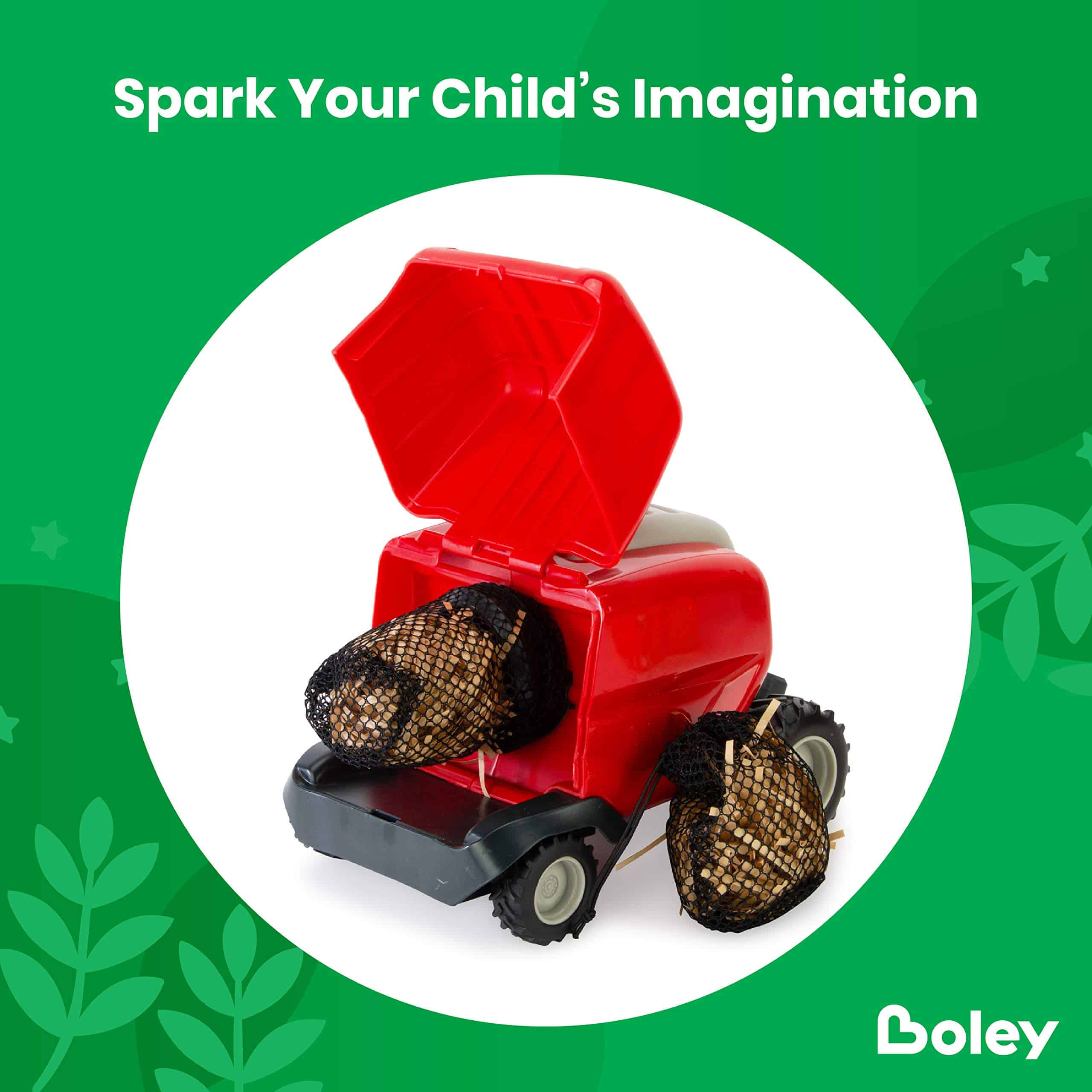 Set de Tractor y Cosechadora de Juguete Boley - 18 Piezas - Imagen 4