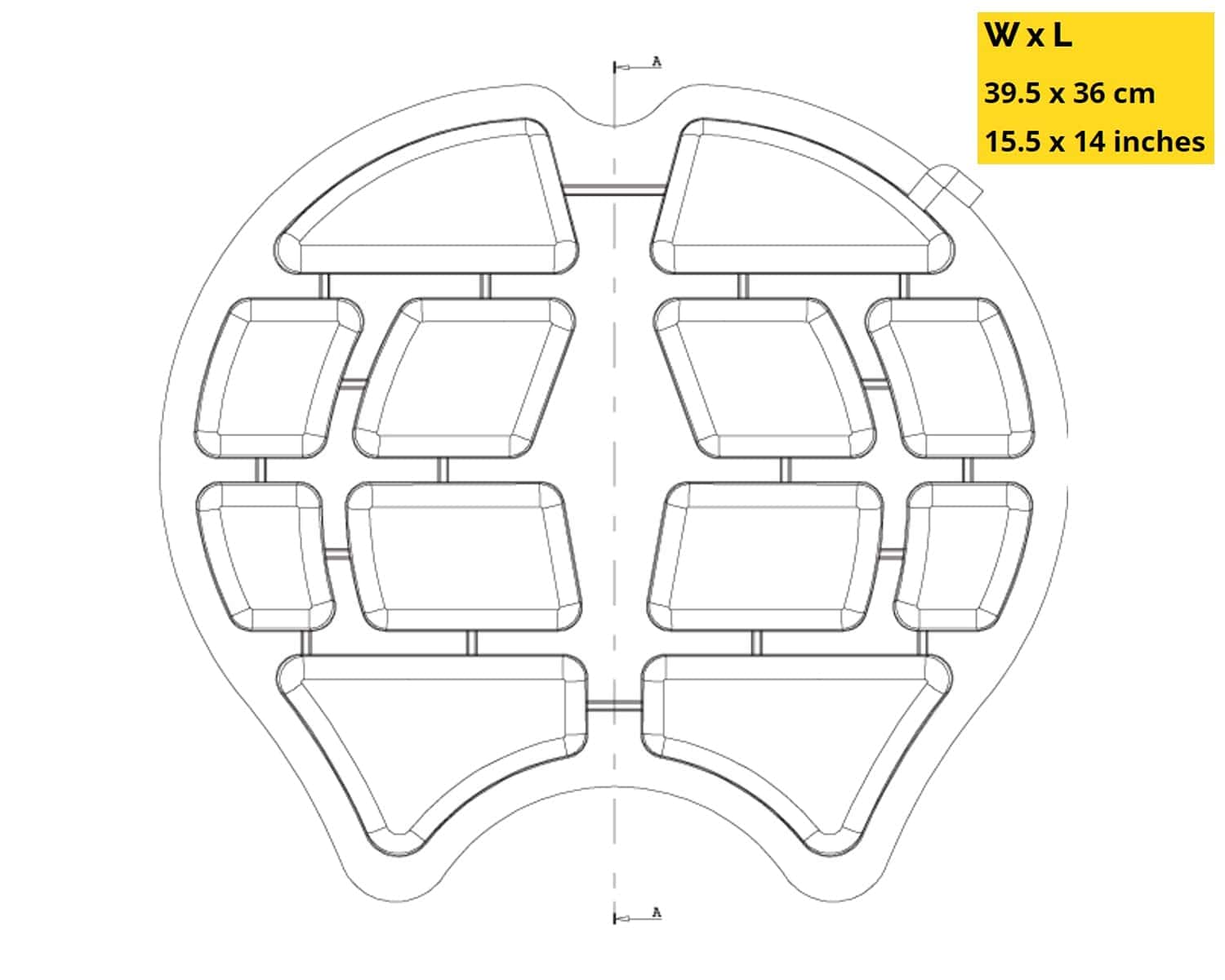 Cojín de asiento para motocicleta Wild Ass Smart Lite, Negro - Imagen 5