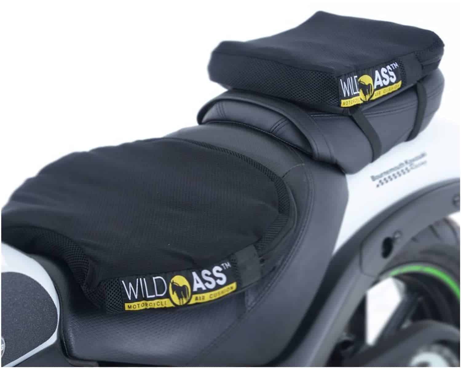 Cojín de asiento para motocicleta Wild Ass Smart Lite, Negro - Imagen 8