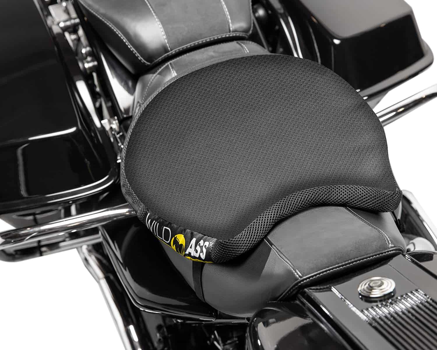 Cojín de asiento para motocicleta Wild Ass Smart Lite, Negro - Imagen 4