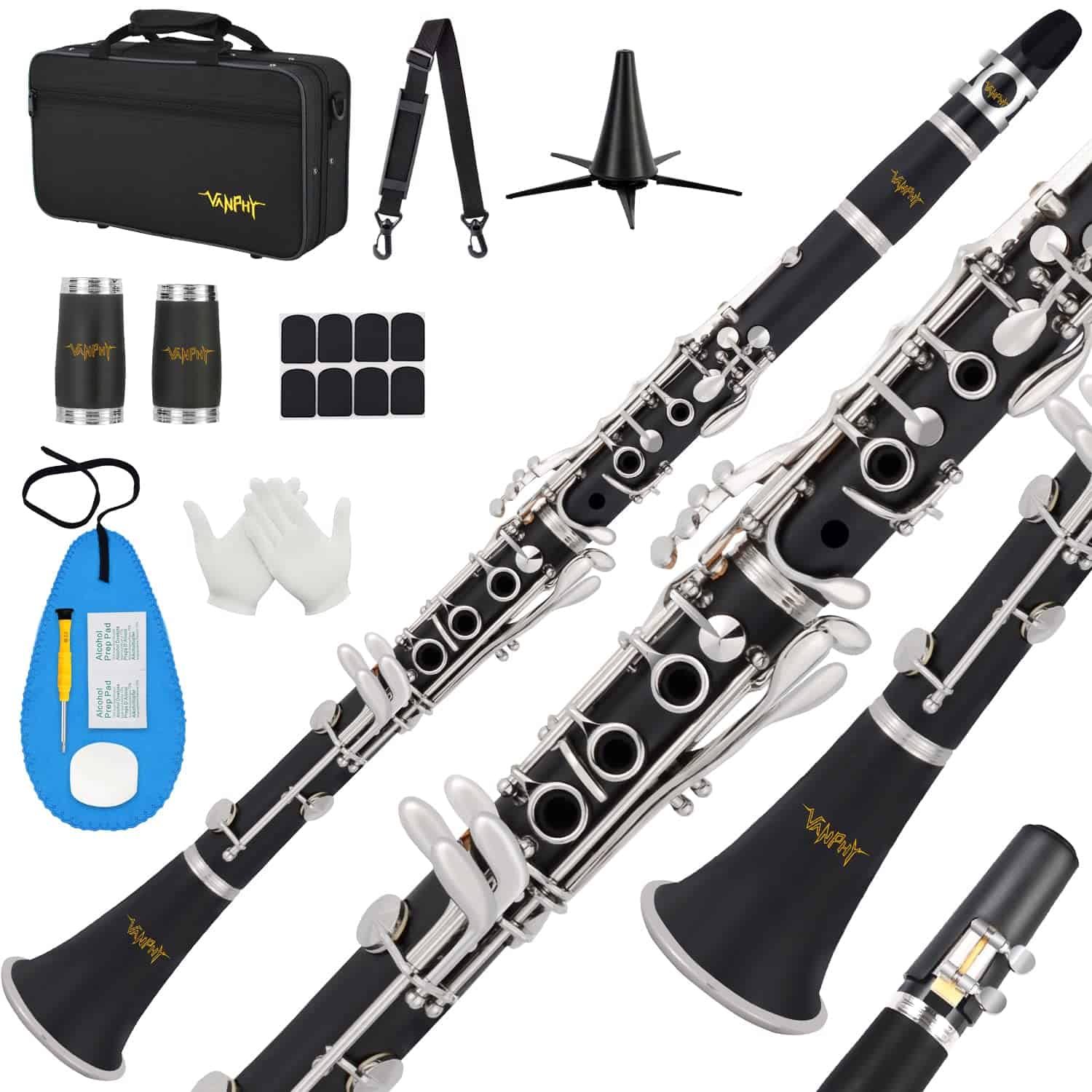 Clarinete Bb VANPHY para Estudiante Principiante, Sib 17