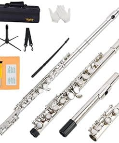 Flauta C cerrada VANPHY 16 llaves Flautas niqueladas para