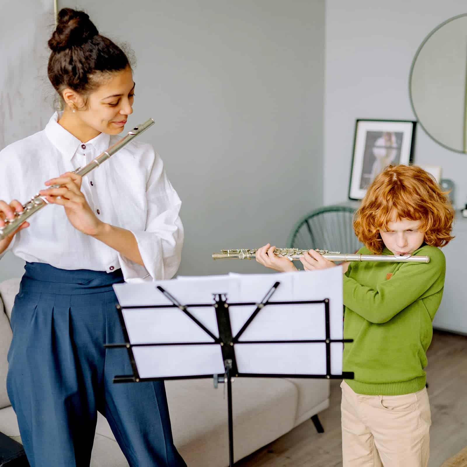 Flauta C cerrada VANPHY 16 llaves Flautas niqueladas para - Imagen 8