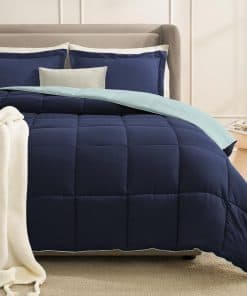 Juego de Ropa de Cama King Homelike Moment, Set de Edredón