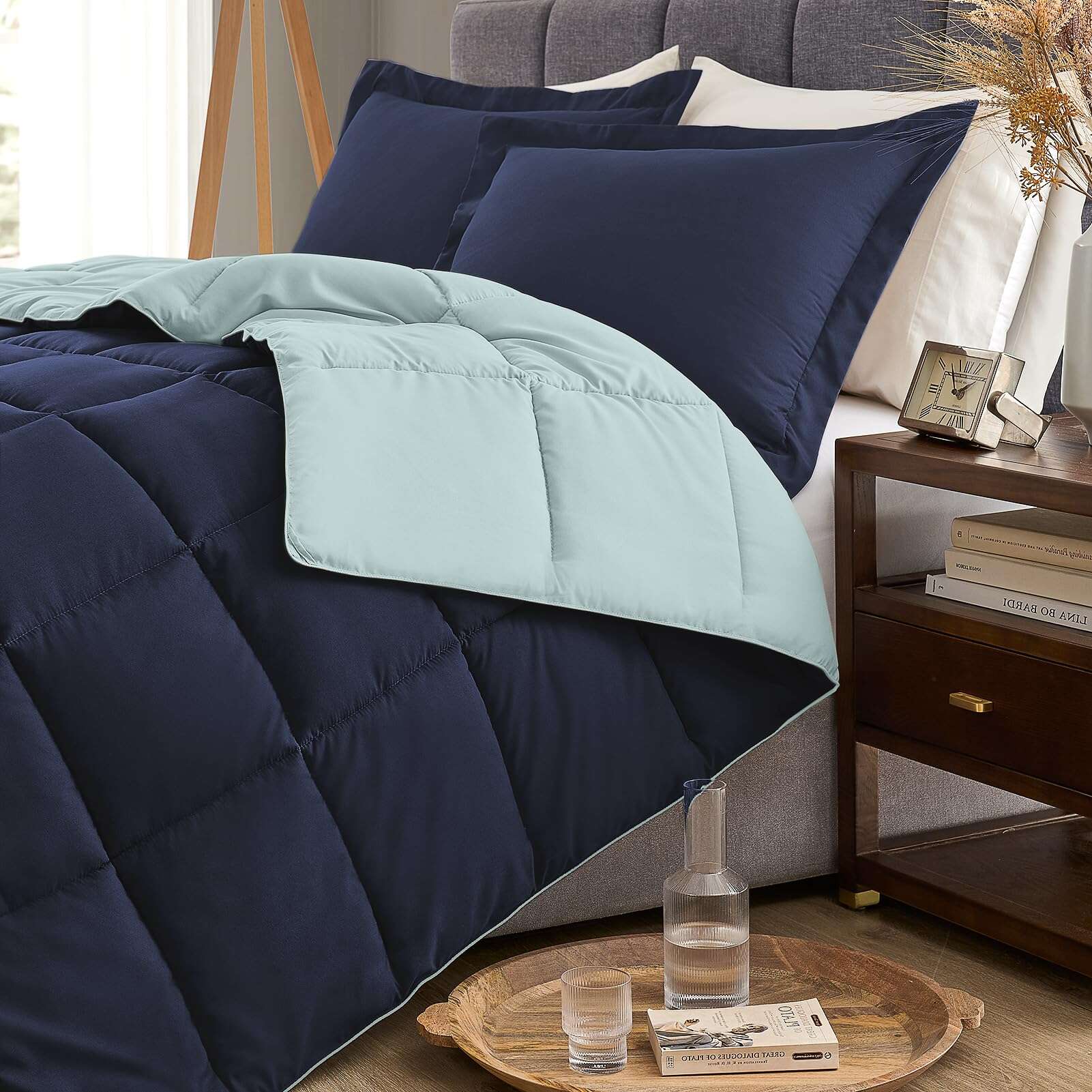 Juego de Ropa de Cama King Homelike Moment, Set de Edredón - Imagen 3