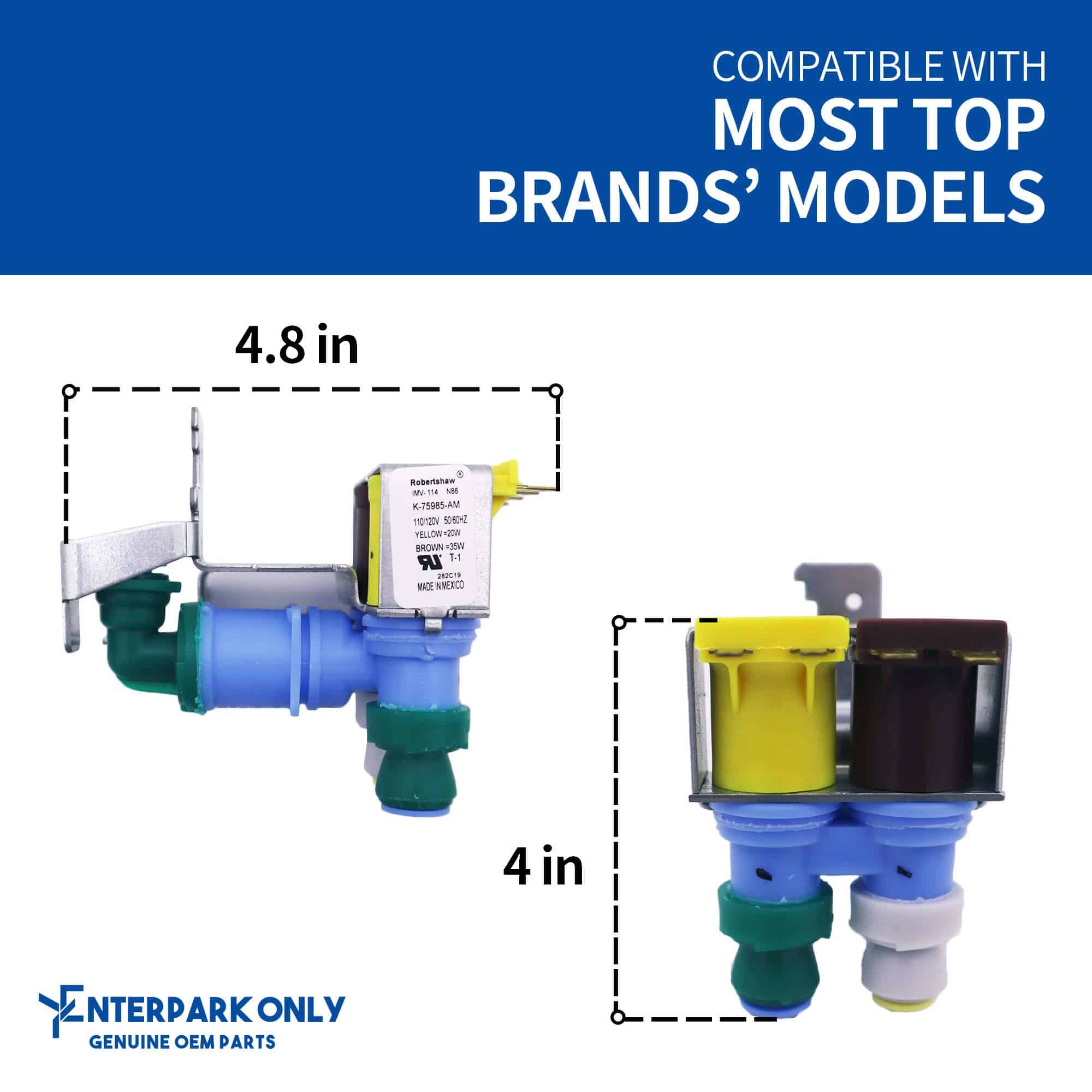 Válvula de Entrada de Agua Enterpark 67005154 (IMV-114) - Imagen 3
