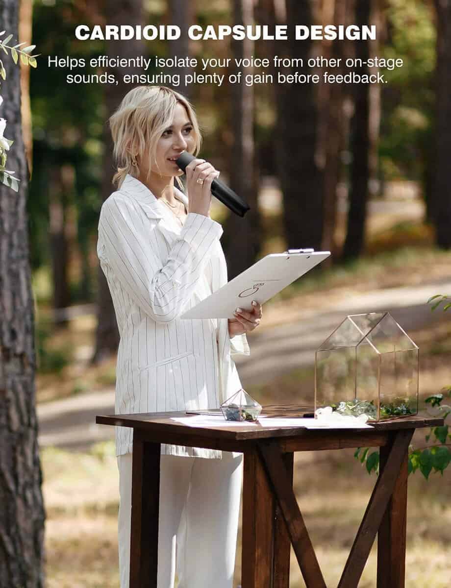 Sistema de Micrófono Inalámbrico ARISEN, Micrófono de - Imagen 7