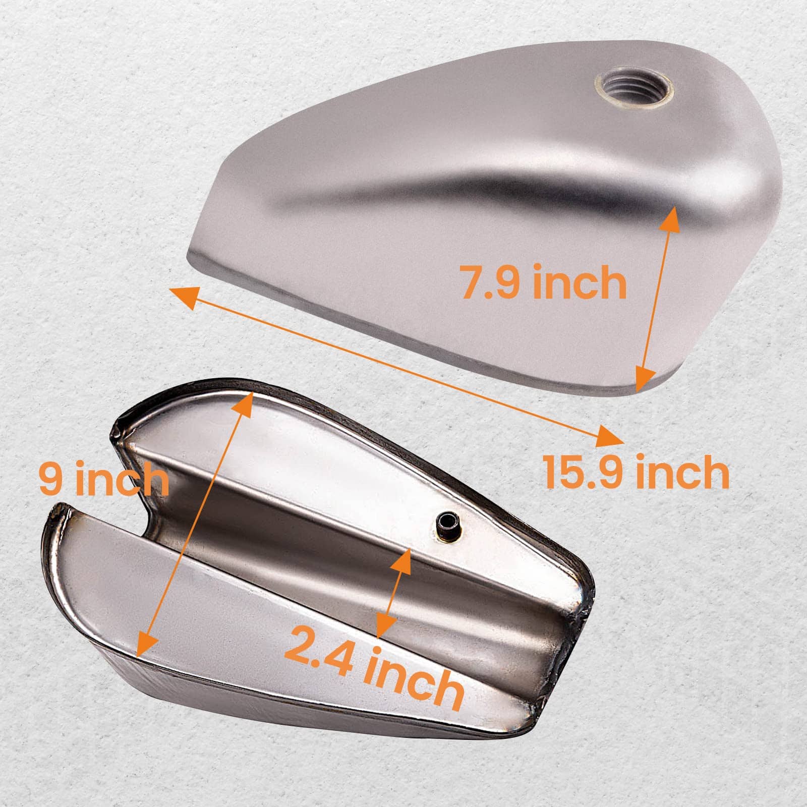 Tanque de combustible de gasolina de 2.4 galones Montaje - Imagen 5