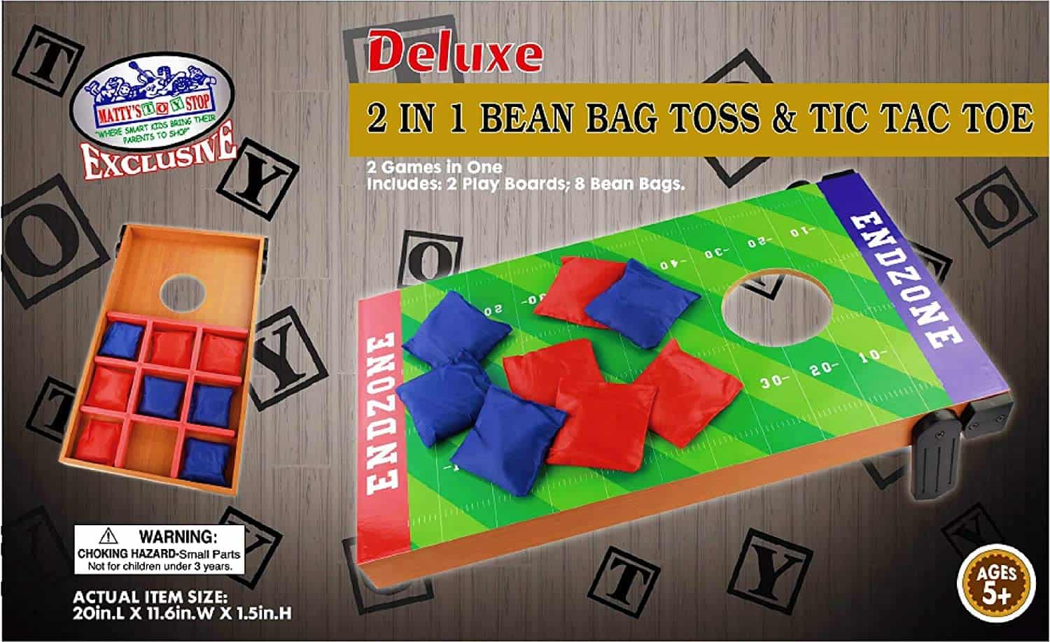 Juego portátil de dos en uno de Matty's Toy Stop Deluxe - Imagen 4