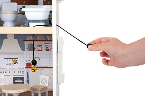 Casa de muñecas urbana pequeña de Small Foot Wooden Toys, - Imagen 11