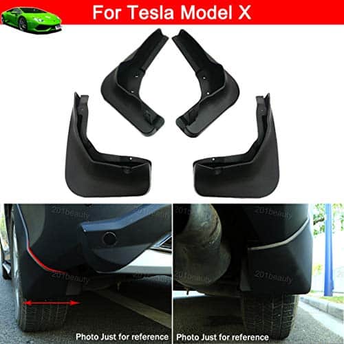 4pcs Guardabarros de Barro para Coche para Tesla Model X - Imagen 3