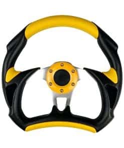 Volante de Cuero Estilo Racing Universal de Ajuste