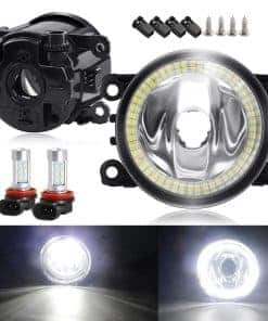 Faro de Niebla Actualizado con Anillo de Halo LED DRL para