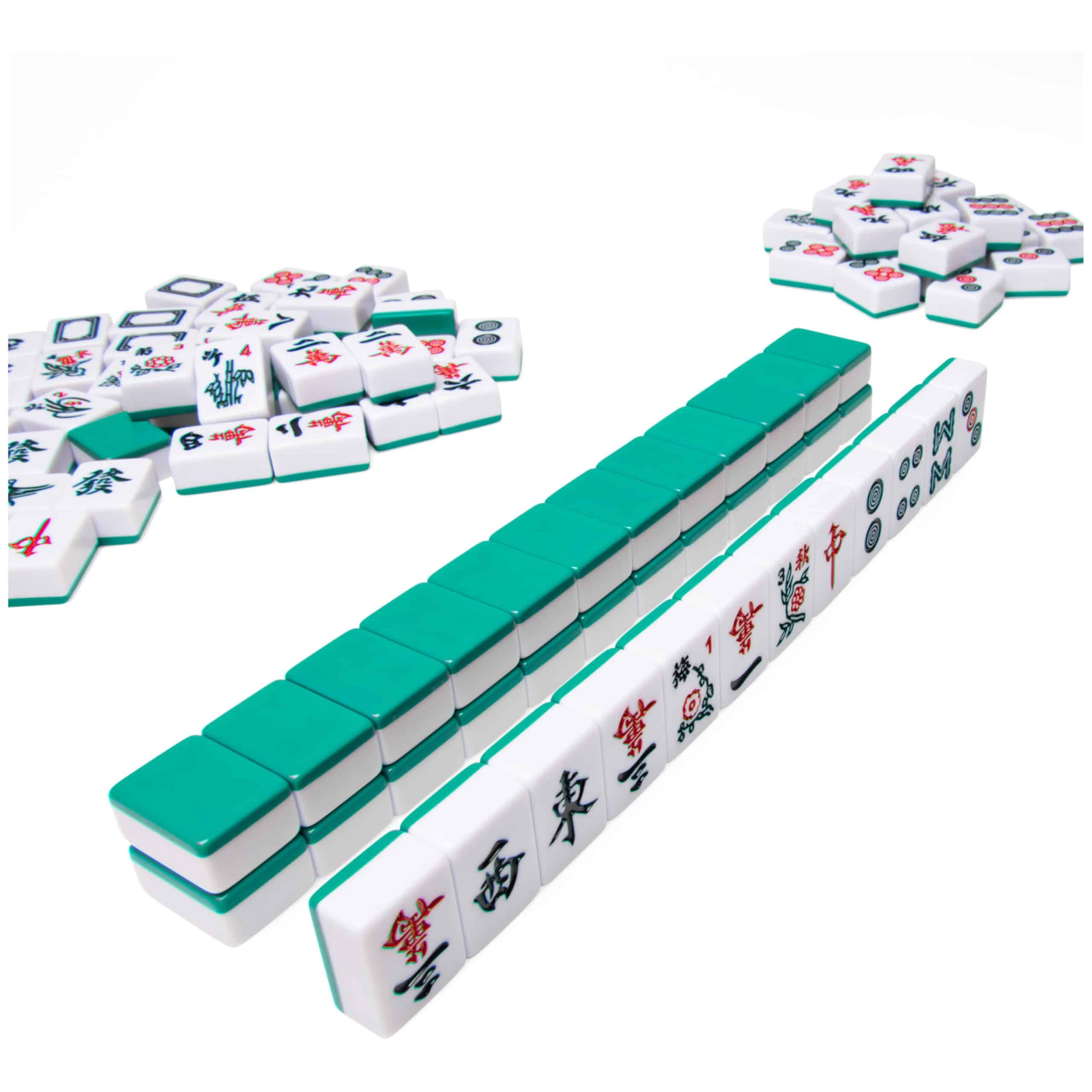 Juego Clásico de Mahjong Deluxe Legacy con Azulejos Bicolor - Imagen 8