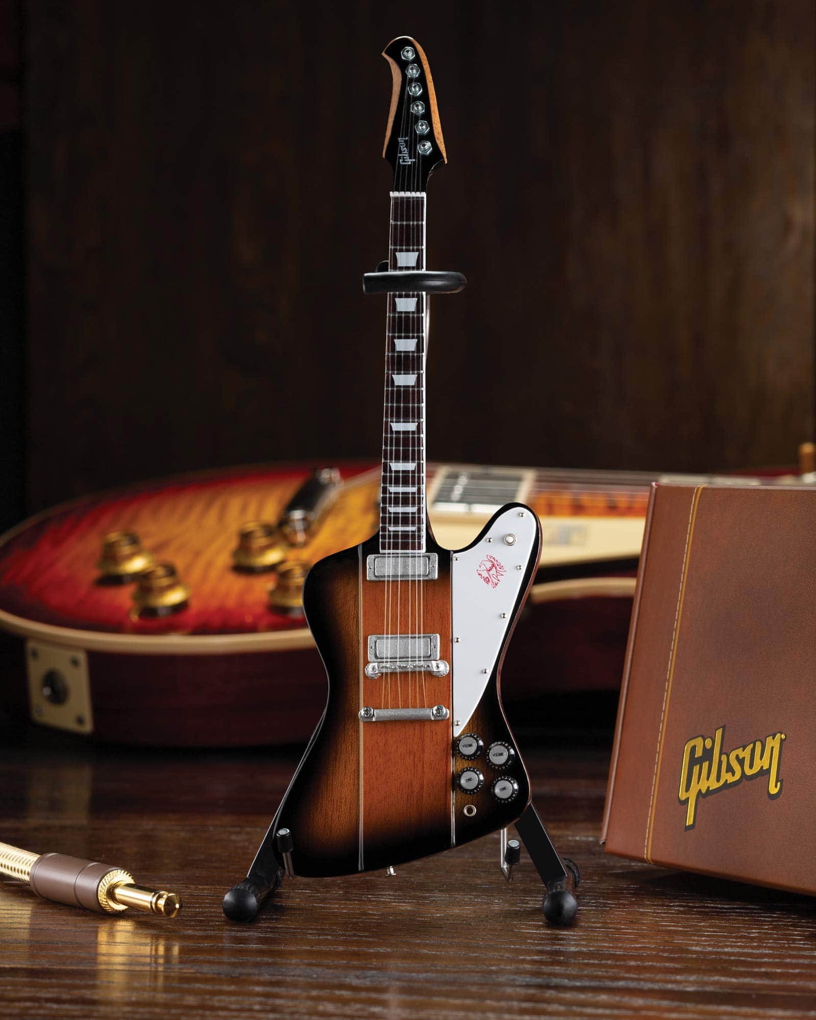 Réplica de Guitarra Miniatura Gibson Firebird V Vintage - Imagen 4