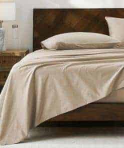 Juego de sábanas 100% algodón orgánico Twin XL de Bare Home