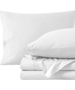 Juego de sábanas 100% de algodón orgánico Twin XL de Bare