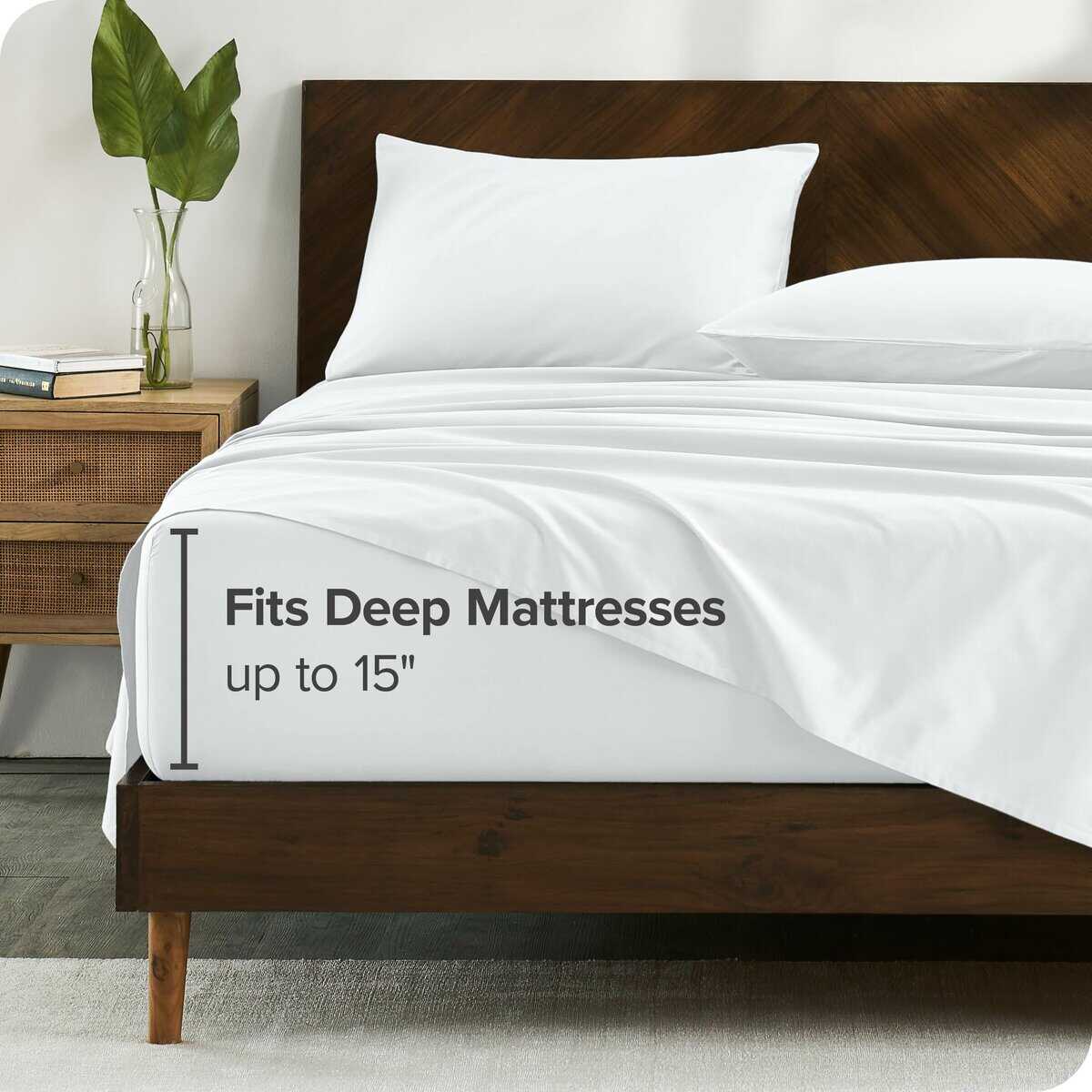 Juego de sábanas 100% de algodón orgánico Twin XL de Bare - Imagen 5