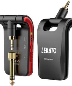 Sistema de Guitarra Inalámbrico LEKATO 2.4GHz Transmisor