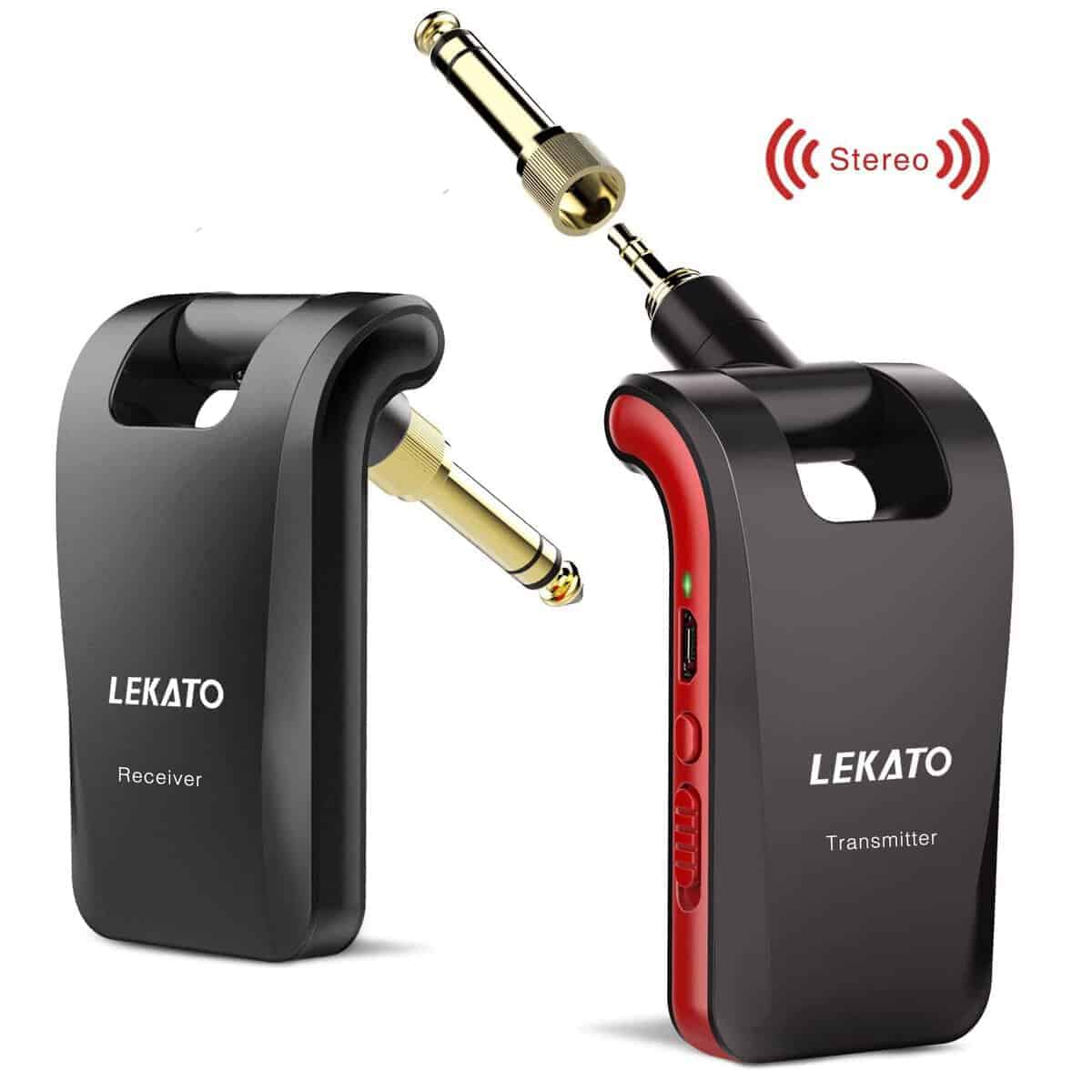 Sistema de Guitarra Inalámbrico LEKATO 2.4GHz Transmisor - Imagen 10