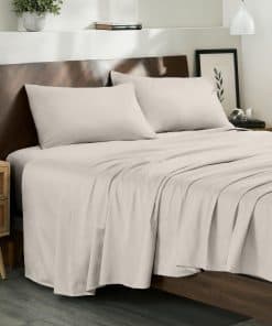 Set de sábanas orgánicas 100% algodón King Bare Home - Tela