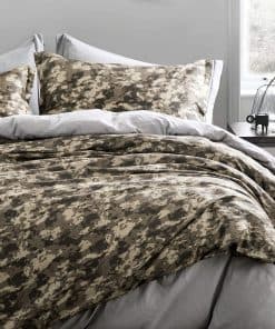 Juego de Funda de Edredón Eikei Camouflage 100% Algodón