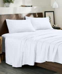 Juego de sábanas 100% algodón orgánico California King de