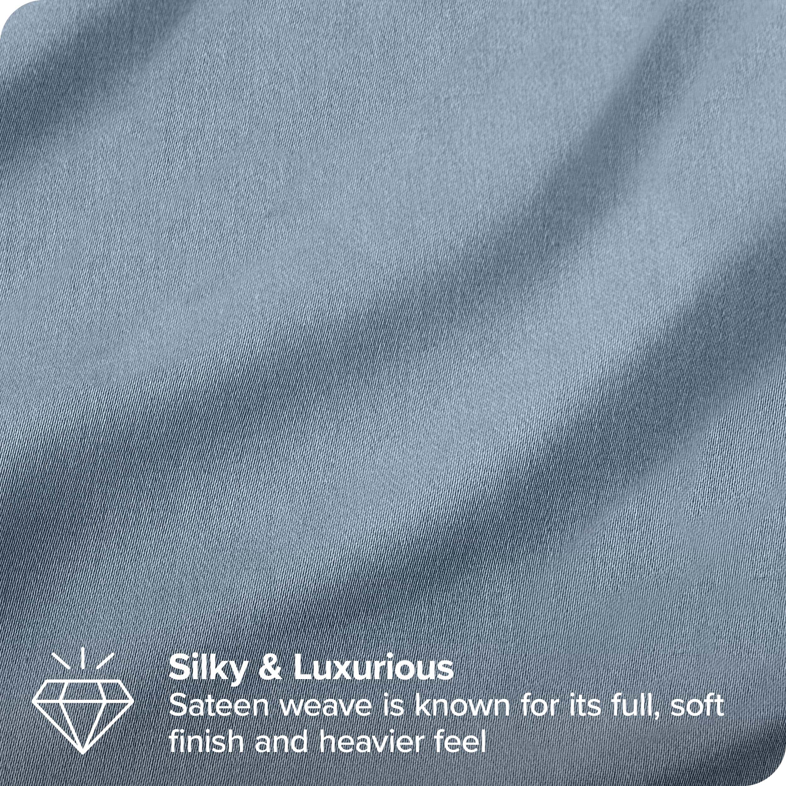 Juego de sábanas orgánicas Queen Bare Home 100% algodón - - Imagen 3