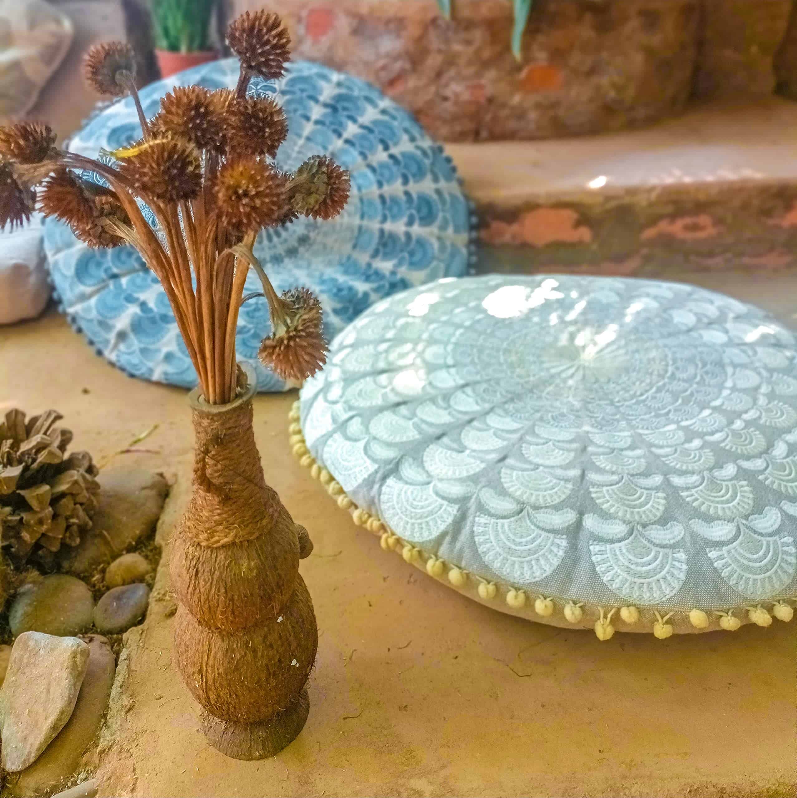 Funda de Cojín de Suelo Bohemio Mandala Life ART - - Imagen 4