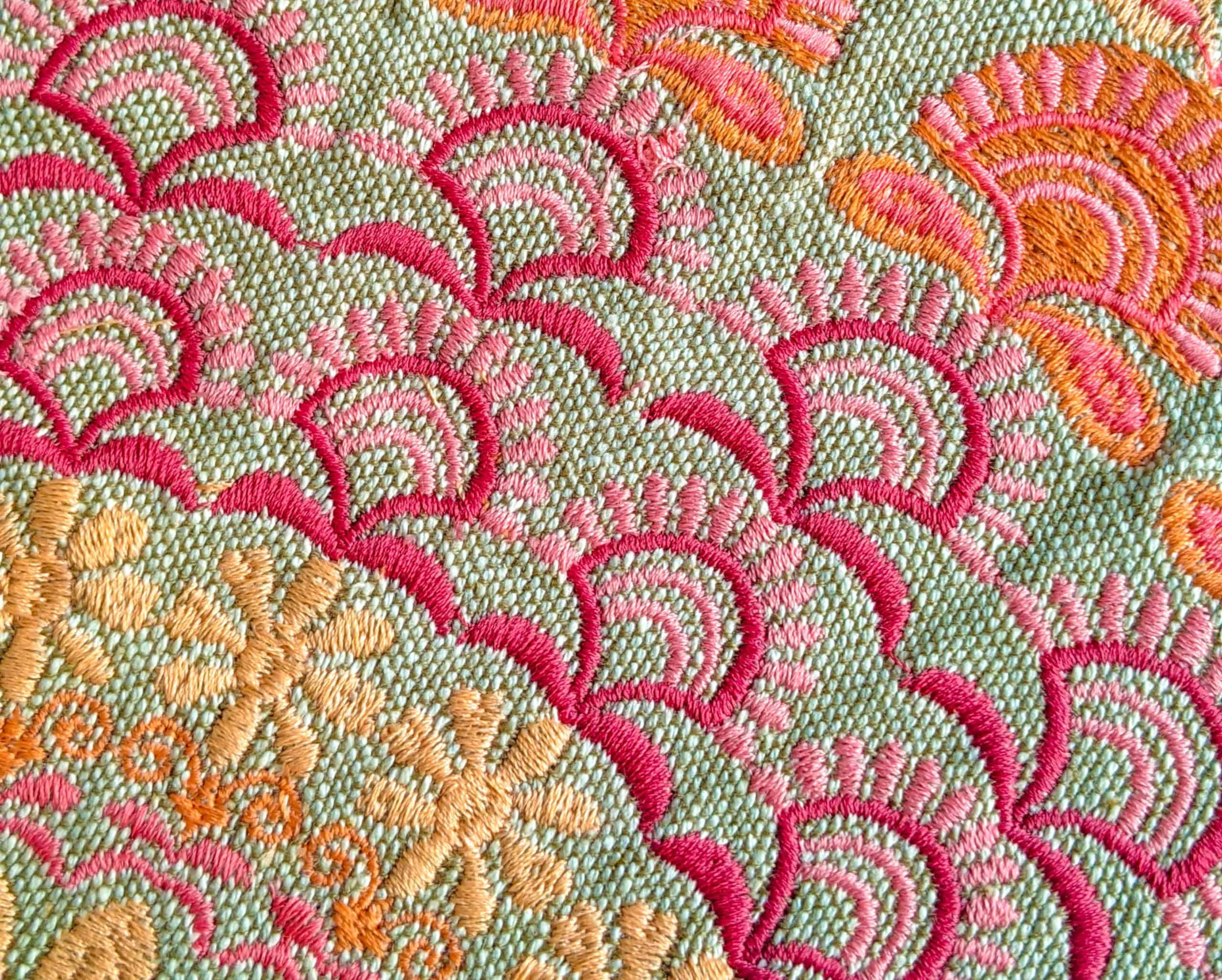 Funda de cojín grande estilo boho Mandala Life ART rosa - Imagen 4