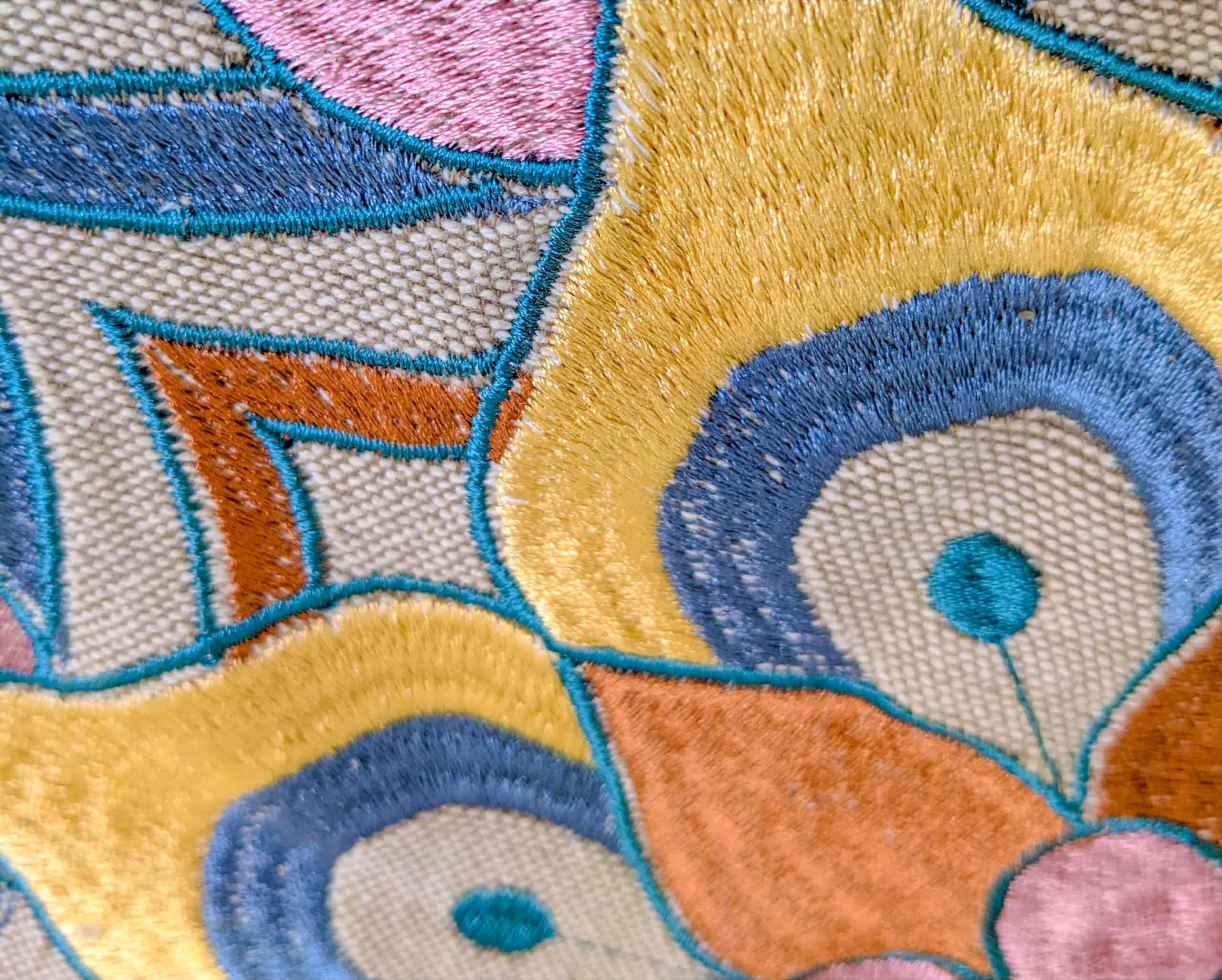 Funda de cojín redondo moderno con diseño de flor para - Imagen 5