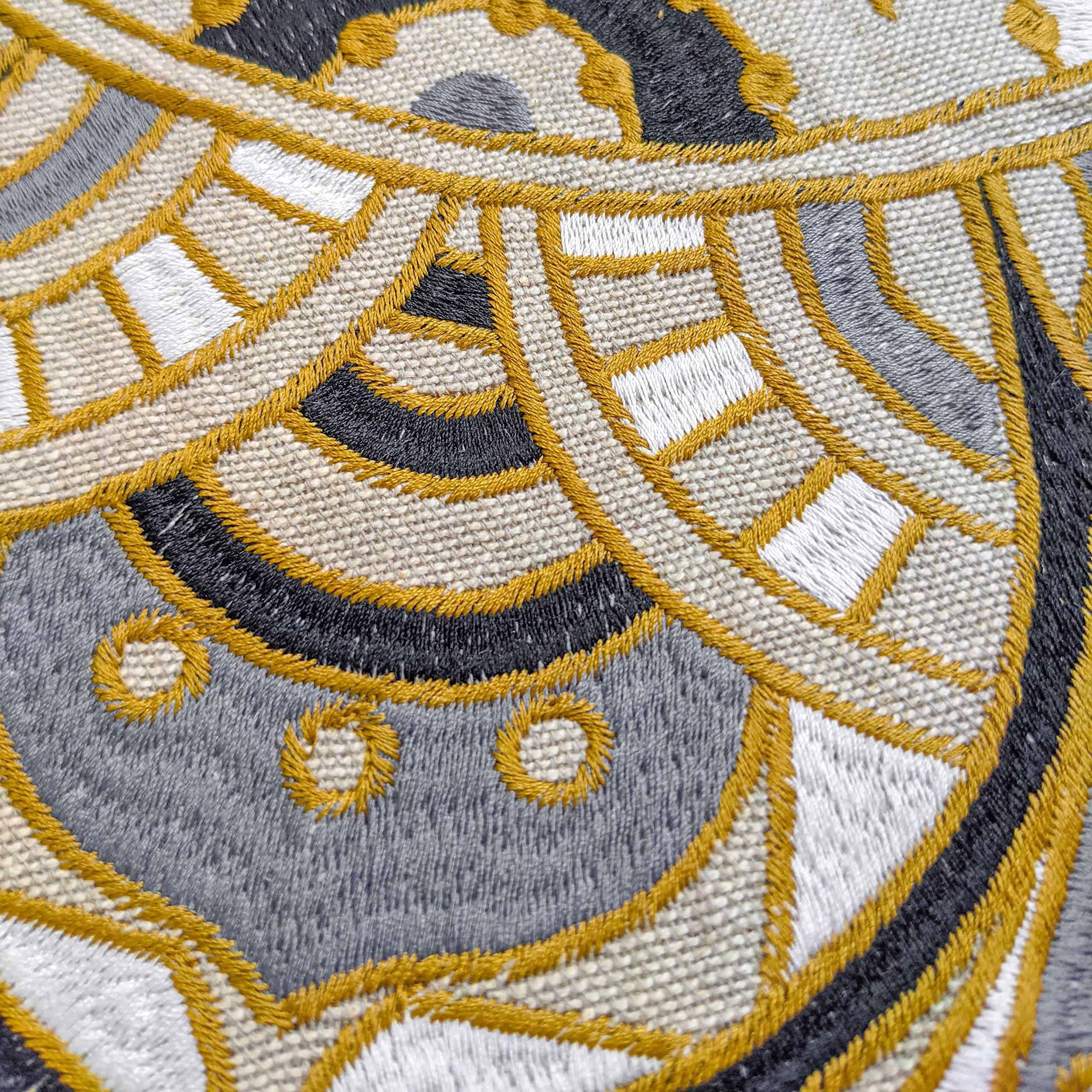 Funda de cojín para suelo marroquí Mandala Life ART azul y - Imagen 5